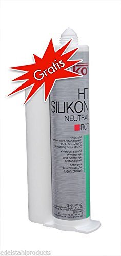 Regenhut Schornsteinaufsatz Edelstahl rundes Dach Einschub scharf eckig + Silikon (200) - 3