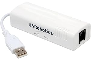 USROBOTICS US Robotics USR5637 - modems (USB2.0, 0 - 50 °C, 20 - 80%, V.92, V.90, V.34, V.32bis, V.32, V.22bis, V.22, V.23, V.21, USB port, 98.6 x 38.2 x 22.4 mm)