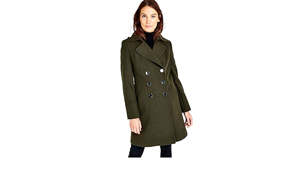 wallis khaki coat