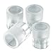 Produktbild SODIAL(R) 4-Cup-Form-Silikon Eis Cube Schnapsglas Gefrierformschale Glass-Hersteller-Form Partybedarf Kuehlen Zufaellige Farbe