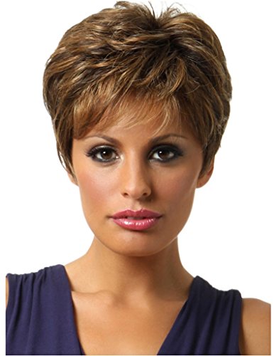 Beauty Smooth Hair Sexy Frauen Kanekalon Fiber Synthetic Kurz Gerade Haar Peruecke ST11