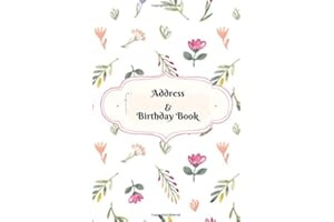 Address & Birthday Book: Birthdays & Address Book for Contacts, Addresses, Phone Numbers, Email, Alphabetical Organizer Journal, Diary, Notebook, For ... Volume 22 (Contact Address Log Books)