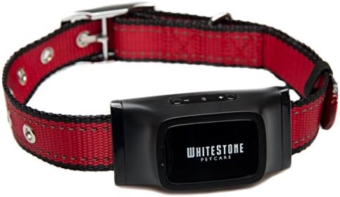 The Barking Control Collar by WhiteStone Petcare - | Red | 1 Year Warranty Quality Guarantee | An Automatic Anti Bark Device for Barking Dogs, with Advanced Bark Detection Technology | Adjustable and Ergonomic Collar Suits all Dogs; Small, Medium and Large | Pet Friendly Design Produces Sound and Vibration, does not Spray or Shock |
