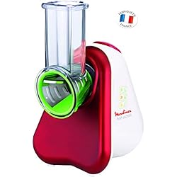Moulinex Découpe Légumes Electrique Fresh Express3 en 1 Râper Emincer Gratter Mandoline Légumes Fruits Fromage 200W DJ753510