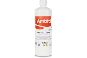 Ambiti | Limpiador Depósito de Residuos Autocaravana, Caravana, Campers y Barcos | Tank Cleaner Biológico 1L | Elimina Incrustaciones de Ácido Úrico y Malos Olores en Aguas Grises y Negras