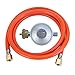 Produktbild fghfhfgjdfj Gas Regulator Propane Pressure Regulator with 150cm Gas Hose Durable 30mbar Liquefied Petroleum Gas Pressure Reducer