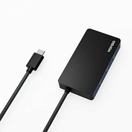 Typ-C Hub auf 4 ports USB C 3.0 mit 4 Anschlüsse für alles Type C adapter usb C Geräte wie MacBook 2015/2016 MacBook pro/Air/mini ChromeBook Pixel und mehr - 5