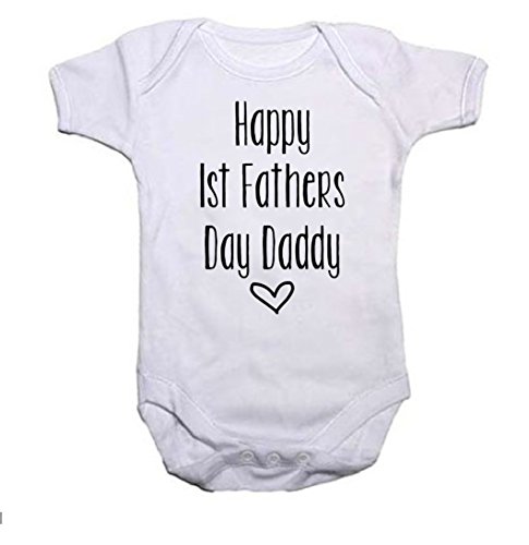 Happy First Fathers Day Baby Grow/Vest Baby Shower Gift