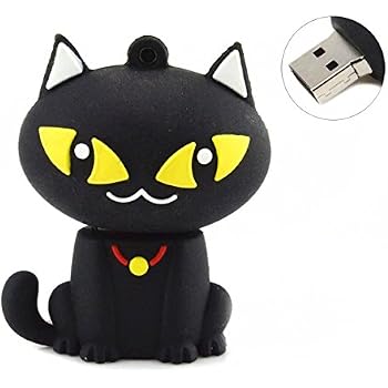 Onwomania USB Stick 32 GB Katze Leopard Design Mit Strass – Witziger USB 2.0 Stick In Geschenkbox