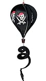 2- tlg. Set - Windspiel Ballon mit Twister - diese Windspiel kann auch getrennt werden , also Ballon und Spirale jeweils einzeln am Karabiener aufhängbar - detailreich appliziert und aufwendig ausgestattet