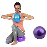 ODN Mini Yoga Ball Physical Fitness ball for fitness Appliance Exercise balance Ball home trainer balance pods GYM YoGa Pilates 25cm