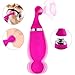 Produktbild 2 in 1: Klitoris Sauger Vibratoren für sie mit Berührlose Stimulation,Romance Swan Klitorisvibrator für sie Klitoris und G-Punkt mit Orgasmus Garantie,Wasserdicht