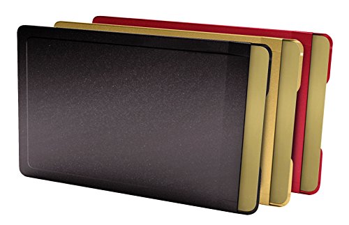 BMK Innovationen - Funda de carnés Acero Inoxidable 87x56x1.7mm und damit Nur wenig größer als Die Karte selbst