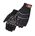 Produktbild Liberty Lightning Gear onyxwarrior Premium Simulierte Leder Mechanischer Handschuh mit Palm Patch, L, Schwarz, 1