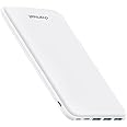 26800mAh Power Bank USB C Battery Pack Portable Charger USB Slim Type C with 3 Inputs & 4 iSmart Outputs compatible with Smartphones Tablets and More (White)