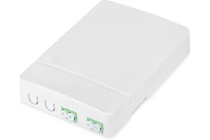 DIGITUS FTH-hölje - 2 x LC/APC duplexkoppling - enkelläge optisk fiber - integrerad fiberskarvkassett - skyddsklass IP45 - väggmontering