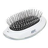 cepillo laser para la caida del cabello Msuzi wozungulira: Mfundo zonse za chisa ndi zosalala komanso zopanda phokoso, motero zimapewa kuwonongeka kwa khungu kapena tsitsi. Nsonga yapaderadera yapadera ili ndi malo akuluakulu omwe amateteza khungu lanu mokoma mtima.