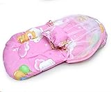 Single Reisebett für Kinder blau/rosa (rosa) - 2