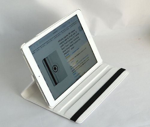 inShang Hülle für Apple ipad mini 3 mini 2 mini 1, Edles PU Leder Tasche Hülle Skins Etui Schutzhülle Ständer Smart Case Cover für Tablet iPad, Super Automatische Einschlaf-/Aufwach funktion, 360 Grad rotierende + Normal Stylus - 3