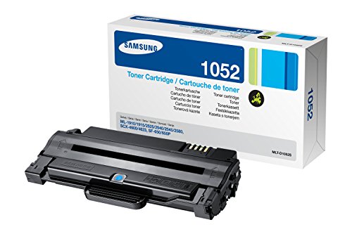Samsung MLT-D1052S/ELS Original Toner (inkl. Trommel, Kompatibel mit: ML-1910/1915/2525/2525W/2540/2545/2580N SCX-4600/SCX-4623F/SCX-4623GN/SF-650) schwarz - 2
