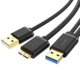 Se trata de un cable USB 3.0 de tipo A a Micro USB de tipo B de alta velocidad cuyo diseño en «Y» con dos conectores permite alimentar un único dispositivo a partir de dos puertos USB. Ideal para Wii-U u otros dispositivos con puertos de salida USB de baja potencia