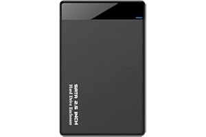 Pjp Electronics High speed USB 3.0 Hard Drive Enclosure for 2.5 Inch SATA, Laptop Hard Drive Caddy, USB 3.0 hard drive Case (Black)