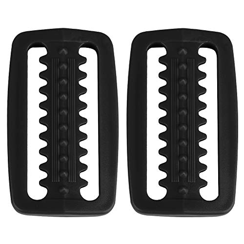 Qiterr Bague de plongée 2 Pcs Heavy Duty Abs Légère Boucle De La Ceinture Sangle Ceinture Keeper Accessoire De Plongée pour Wimming Diving Surf
