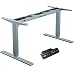 Produktbild Ergobasis Tischgestell LIFETIME HIGH – elektrisch höhenverstellbares Schreibtisch-Gestell (60-124 cm) inkl. Memoryfunktion – Farbe Silber