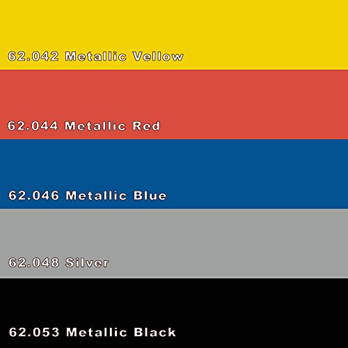 Airbrush Farben 5 x 60 ml Vallejo Premium Metallic Farben-Set Effekt Airbrushfarben - 2