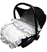 Broderie Anglaise Car Seat Footmuff / Cosy Toes Compatible with Recaro White