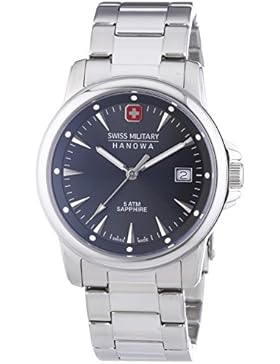 Swiss Military Hanowa Herren-Armbanduhr XL SWISS RECRUIT PRIME Analog Quarz Edelstahl 06-5044.1.04.009