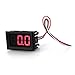 Produktbild Mini Panelmeter Spannungsanzeige Voltmeter DC 0-30V 20 mA Rot drei Kabel