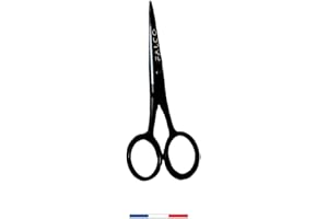 Falco Barber Shop - Ciseaux de Précision Coiffeur pour Cheveux, Sourcils, Poils de Nez, Barbe, Moustache et Ongles - Ciseaux de Toilettage pour Homme et Femme Professionnel