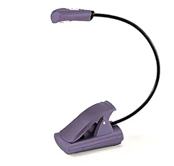 Fulcrum 20010-306M Multi-Flex LED Task Light and Book Light (Purple)