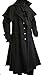 Produktbild Dark Dreams Gothic Mittelalter LARP Mantel Vampir Kutscher Coat Jacke van Helsing schwarz (Achtung fällt eine Nummer kleiner als üblich aus!), Farbe:schwarz, Größe:XXL