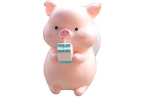 Clip d'Aération de Voiture, MoreChioce Cochon Mignon Chanceux Clip de Sortie de Climatiseur d'Ornement pour Events de Voiture Décorations de Voiture Accessoires Intérieurs,#B