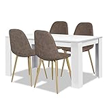 Jeder Stuhl ist 120 kg belastbar ! Mit strapazierfähigem PU Kunstleder braun Wir fertigen die einer Sitzbreite von 45 cm so dass man sehr bequem sitzt. Dazu ist der Sitz schön gepolstert und hat eine ergonomisch günstig geformte Rückenlehne