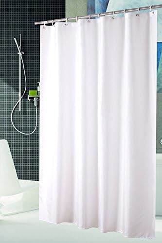 UFLYAY shower curtain lining, shark, waterproof and mildew resistant polyester fabric, 150 x 180 cm, simple and stylish (59 * 71 inches)