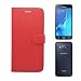 Produktbild Samsung Galaxy J52016, rot, PU Leder Flip Case Schutzhülle von Gadget Boxx