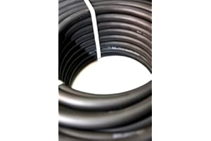 HILARK CABLE TECH Hilark Noir Câble en caoutchouc H07RN-F 4x2,5 mm2 (4g2,5mm2) Câble en caoutchouc pour tuyau Câble Utilisation extérieure (25 mètre, Noir)