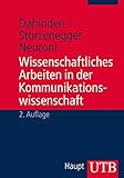 Image de Wissenschaftliches Arbeiten in der Kommunikationswissenschaft