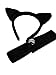 Produktbild Cat Ears Aliceband und Kragen Set - Junggesellinnenabschied/Kostüm