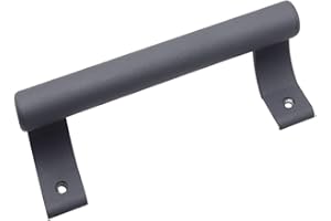 KAFENDA manija de puerta corredera de aleación de aluminio de 200mm, manija de puerta de vidrio para balcón, manija de puerta de gabinete de baño, manija de metal moderna (gris)