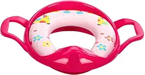 Shaifali Kids Soft Cushion Comfortable Potty Trainer Seat for Potty Training Seat with Support Handles for Kids