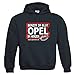 Produktbild OSCH-Shop Kapuzen Pullover Opel Treffen Oschersleben Benzin im Blut Opel im Herzen #1 (L)