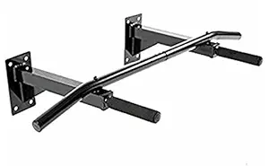 Body Maxx Wall Mount Workout Bar-Heavy Duty Chin up Bar with 4 Foam Padded Hand Grips for Extra Comfort|Home Gym Workout Training Equipment Exercise Bars|Full Installation Instructions & Fittings
