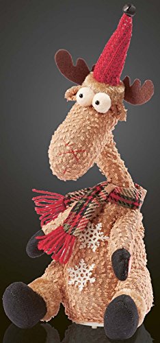 Preisvergleich Produktbild Hellum Singendes Rentier 521900 bewegt Hals und Kopf Festbeleuchtung 4001233521900