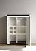 Produktbild Kommode "Lyon"- Pinie weiß Nachbildung, Wengenachbildung in 105x146x37cm, Sideboard, Kommode, Schrank, Wohnzimmerschrank, Wohnzimmer, Flur, Diele, Küche, Schlafzimmer