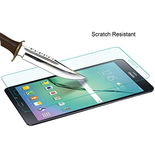 ELTD Samsung Galaxy Tab S2 8.0 Displayschutz, Glas Folie Schutzfolie Glas Panzerfolie Displayschutzfolie Für Samsung Galaxy Tab S2 T715N / T719 Klar Anti-Kratz Screen Protector Displayschutz – 9H Hardness aus - 3