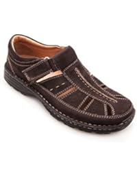 Zerimar Sandalias de cuero acolchadas para hombre Deportivas y cómodas Calidad garantizada Envio gratis en 24/48 hrs Sandalia de piel 100% Natural